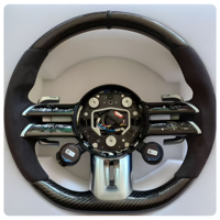 Volant pour Mercedes Benz C63 AMG A220 W176 W205 W212 W222 W463 W464 W205 W44 W204 W218 E63, personnalisable