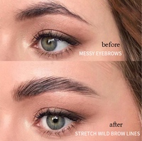Gel sculptant pour sourcils à tenue forte et waterproof, avec brosse spéciale, pour logo personnalisé