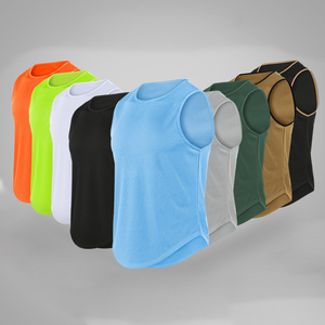 Canotta Sportiva Personalizzata SK per <span class=keywords><strong>Uomo</strong></span>, ad Asciugatura Rapida, Traspirante ed Elastica con Motivo 3D, Canotta Casual per Bodybuilding e Squadre Sportive - Product Image 3