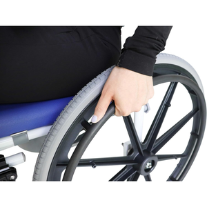 Self-Propelled <b>Shower</b> <b>Chair</b>, Self-Propelled <b>Shower</b> Wheelchair with Toilet, Blue KMINA K30032 - Product Image 3