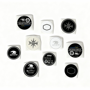 Etichette Adesive Personalizzate in Acrilico PVC PET con Logo Serigrafato per Prodotti e Imballaggi - Product Image 1