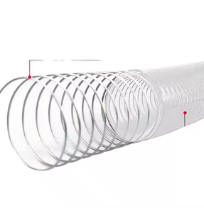 Fabricante al por mayor manguera de succión de alambre de acero en espiral de PVC 19mm 3/4 transparente de larga duración de alta presión - Product Image 5