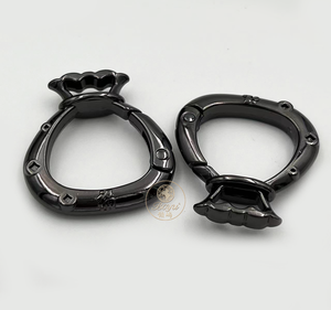 친환경 금도금 합금 버클 트렌디한 스프링 스냅 훅 럭셔리 가방 장식용 오픈형 스위블 스트랩 로브스터 클립 - Product Image 1