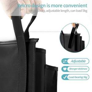 Organisateur de rangement multifonctionnel pour chevet, rangement suspendu pour livres, tablettes, magazines, téléphones, télécommandes - Product Image 4