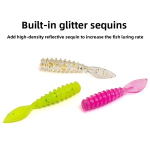 เหยื่อตก<span class=keywords><strong>ปลา</strong></span>ขนาดเล็กพิเศษ ยี่ห้อ US Fishing รุ่น Micro Root Horse Mouth แบบนิ่ม ชนิด Luya แบบกลับหัว เหยื่อ<span class=keywords><strong>ปลอม</strong></span> ทนทานต่อการกัดแทะ ทำจากสแตนเลส  แบบไบโอนิค - Product Image 2