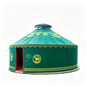 Yurt mongol économique à double couche, idéal pour un espace de vie temporaire en extérieur - Product Image 4