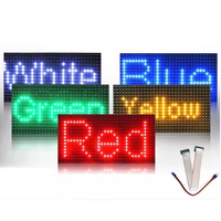 Módulo de Matriz LED para Exteriores P10, 320x160mm, DIP SMD, un Solo Color, IP65, Rojo, Blanco, Azul, Verde, Amarillo, Legible bajo la Luz Solar, para Publicidad