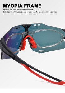 <span class=keywords><strong>Gafas</strong></span> de <span class=keywords><strong>sol</strong></span> deportivas Pickleball de una pieza con montura TR90 superventas OEM ODM al aire libre UV400 para <span class=keywords><strong>ciclismo</strong></span> y escalada - Product Image 5