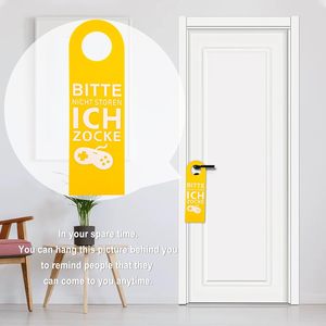 Decorazione professionale per la camera di un adolescente regalo personalizzato per I giocatori di casa si prega di non disturbare I'm gaming o di entrare, stampando appendiabiti - Product Image 4