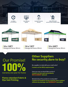 Promotion de tente extérieure pop-up personnalisée tente chapiteau pliable tente commerciale pour événement - Product Image 4