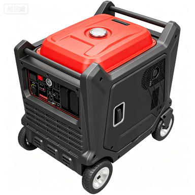 Silent Portable 2-Stroke Eco-Friendly Inverter Gasoline Generator with 15L Fuel Tank