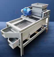 Concasseur automatique de petites noix, moteur/machine à briser les pistaches, haute efficacité, capacité de 300 à 500 kg/h, amande