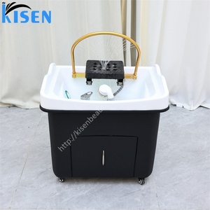 KISEN Bac à shampoing indépendant pour spa capillaire, mobile, avec plomberie, pour spa japonais - Product Image 3