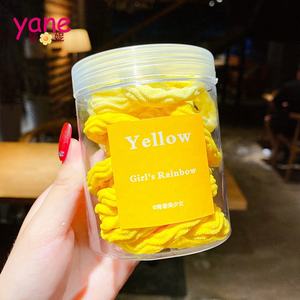 Yeni kızlar elastik saç bandı <span class=keywords><strong>2</strong></span> renk saç lastik bantlar (lastikler) kutusu - Product Image 4