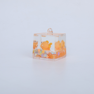 Portachiavi con Ciondolo Liquido 3D all'Ingrosso, Portachiavi con Sabbie Mobili per Borse e Borsette - Product Image 5