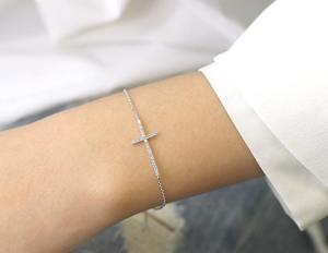 Pulsera de Eslabones de Plata de Ley 925 con Moissanita, Estilo Tenis, Joyería de Moda Hip Hop, Accesorio de Lujo de Diseñador - Product Image 4