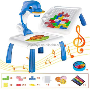 Proyektor Led, proyektor seni menggambar papan mainan anak melukis papan meja seni dan kerajinan proyeksi papan gambar untuk anak-anak - Product Image 1