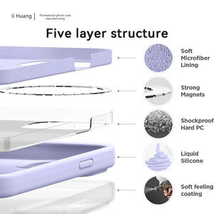 כיסוי סיליקון נוזלי להתאמה אישית עם אריזה לאייפון 14 פרו מקס - Product Image 6