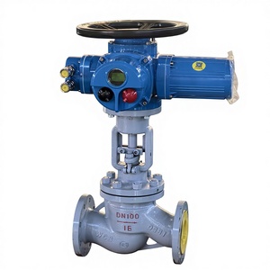 Válvula de Globo de Cierre Fabricada a Medida con Control Eléctrico para Agua a Alta Temperatura, Soporte OEM Disponible - Product Image 1