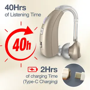 A fabricação de aparelhos auditivos VHP-1303 é usada para pessoas surdas com perda auditiva Mini aparelho auditivo cic digital