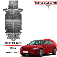 Pelindung Bawah Bodi Mobil dari Aluminium Alloy, Pelindung Motor Baterai untuk Tesla Model 3 Model Y