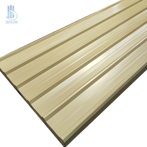 Tôles de toiture en métal ondulé galvanisé prépeintes DX51D PPGI, calibre 20, tôles de toiture en acier revêtu de couleur, <span class=keywords><strong>prix</strong></span> direct usine - Product Image 1