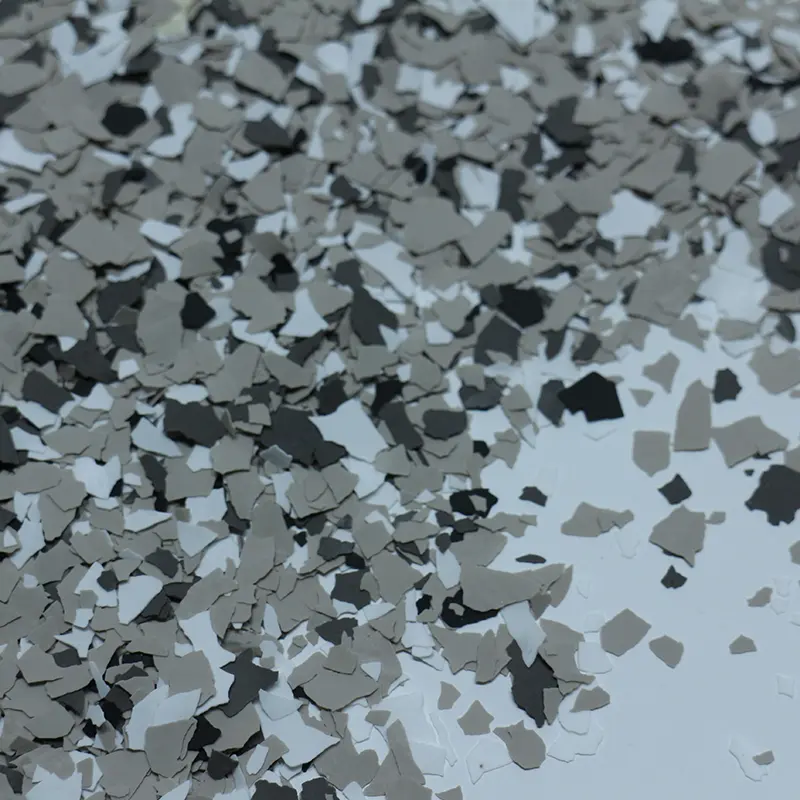 Decoflake màu acrylic Chip sơn màu Flakes và epoxy sàn chip