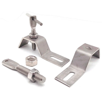 Top qualité 304/316 support plaque d'angle système de fixation de revêtement en pierre support en marbre avec vis à main inoxydable ancre tam