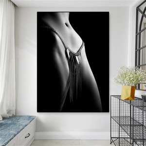 Sexy ragazza calda donna nuda corpo tela Poster <span class=keywords><strong>di</strong></span> arte moderna sensuale modello <span class=keywords><strong>di</strong></span> immagine nudità pittura murale stampa decorazione bagno - Product Image 1