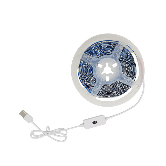 2835 USB LED Light 60LED 5V Input Flexible 8mm PCB Width Hand Scan Switch CE Rohs Approved 3000K 6000K Color Rendering Auto