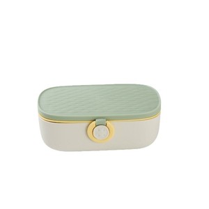 Portable <b>Sewing</b> Kit Oval Plastic Storage <b>Box</b> With Thread Needle Tools For Home Hand <b>Sewing</b> - Product Image 5