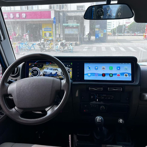 ZWNAV Écran double 24,6 pouces pour <span class=keywords><strong>Toyota</strong></span> Land Cruiser LC70 LC76 LC79 2007-2024 Autoradio Android Tableau de bord numérique - Product Image 5