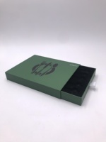 Boîte à tiroir en carton avec poignée gaufrée, finition mate personnalisable, prix négociable