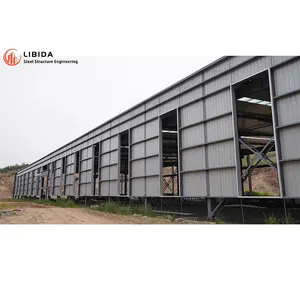 Metal Frame Construction Prefab Warehouse Workshop Multi-story Industrial Office Hotel Apartment Prefabricated Hall Building