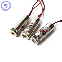 3-5v 650nm 660nm 100mw Red Dot Laser Module Focusable Lens for Lighting Alignment