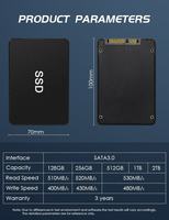 Disque dur interne SSD SATA 3 2,5 pouces pour ordinateur portable et ordinateur de bureau, prix de gros abordable, 512 Go, 1 To, 2 To, 4 To, 64 Go