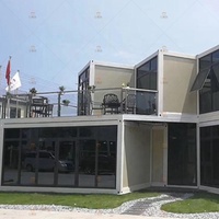 Maison préfabriquée personnalisée en conteneur de 20 pieds/40 pieds, panneaux sandwich, maisons préfabriquées en conteneur