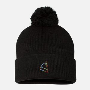 Logo del berretto in maglia WD Pom - Product Image 3