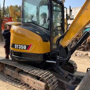 Mini-excavatrice Sany Suny SY35U de 3,5 tonnes, mini-pelleuse avec composants principaux de la pompe hydraulique du moteur, bon état, prix bas, à vendre - Product Image 6