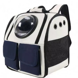 Free Sample Custom Durable Waterproof High Breathable Pet <b>Backpack</b> Carrier With Mesh Window <b>For</b> Small Medium <b>Dogs</b> - Product Image 2