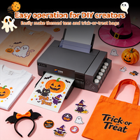 Imprimante DTF A4 Fcolor, nouvelle machine d'impression par transfert thermique de bureau pour Halloween, t-shirts personnalisés, logo