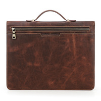 Carpeta de Archivo A4 de Cuero Vacuno STX, Carpeta Personalizada con Bolsillo para Tarjetas, para Tablet de 12.9', Carpeta Chemise Dossier