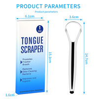 Raspador de Lengua de Acero Inoxidable - Herramienta Extraordinaria para Eliminar el Mal Aliento en la Cavidad Oral