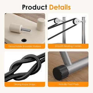 CZFITT Máquina de Pilates Core Bed Fitness de Madera de Arce, Aluminio y ABS - Plegable para Yoga y Pérdida de Peso, Cama Reformer con Caja Conveniente - Product Image 3
