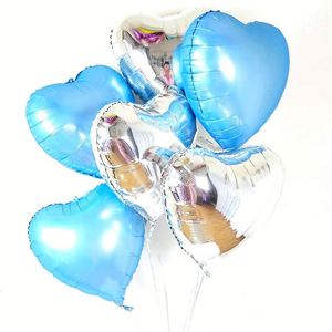 Vente en gros de ballons en aluminium Mylar de 18 à 24 pouces, globos, décoration de fête, ballons en aluminium en forme de cœur pour l'hélium - Product Image 4