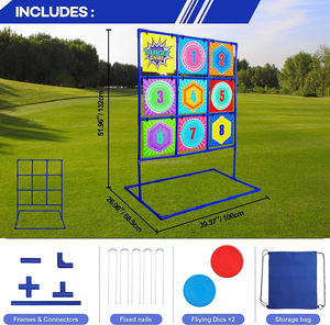 Jeu de lancer de cibles et de disques volants pour extérieur, idéal pour les fêtes de famille et les carnavals - Product Image 4