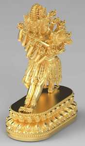 Figuras de Buda Finamente Elaboradas en Diseño <span class=keywords><strong>3D</strong></span> con Modelado Complejo de Personajes del Tíbet y Joyería de Animales y Personajes del <span class=keywords><strong>Mundo</strong></span> - Product Image 4