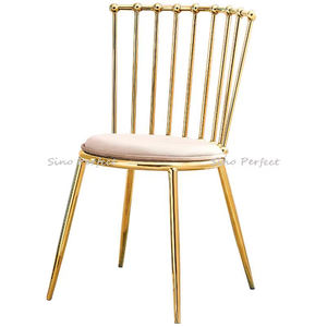 Silla de Banquete de Acero Inoxidable con Respaldo en Forma de Corazón, Nuevo Diseño, Silla Nórdica Elegante y de Lujo para Bodas, Eventos y Comedor - Product Image 1