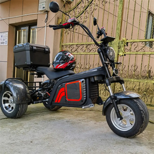 EU US Warehouse 3 Wheels 60V 2000W <strong>Motorbike</strong> 30Ah Lithium Long Range CityCoco 12" <strong>Trike</strong> Electric Scooter CocoCity <strong>for</strong> Adults - Product Image 1