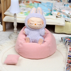 Second Generation Fabric <b>Beanbag</b> Sofa With Vinyl Doll Pendant <b>Kids</b> Sofa Soft Fill Foam Particles 3 Years Above - Product Image 3